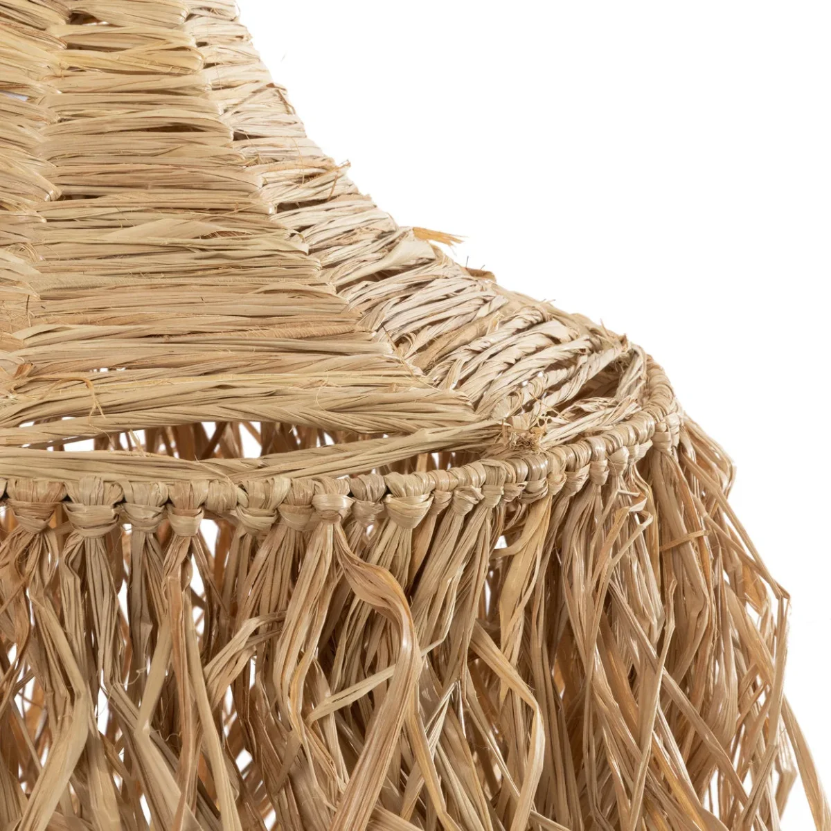 Lámpara de techo cónica de rafia natural Honolulu - Imagen 8