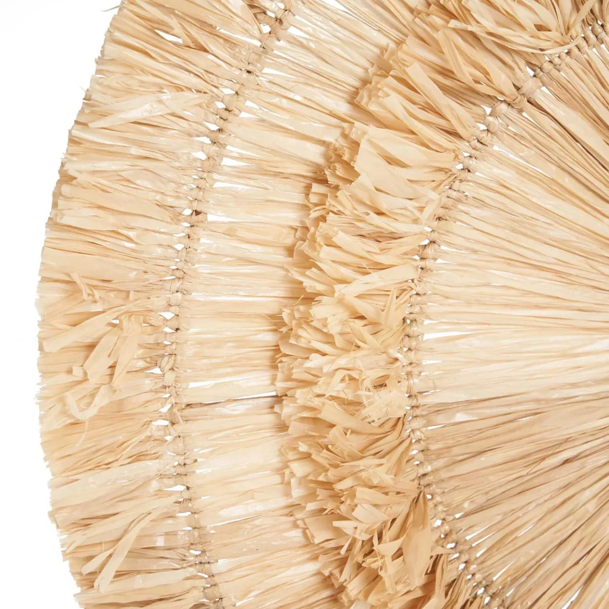 Adorno de pared Wanita de sisal y fibra de gajih 60 cm - Imagen 6