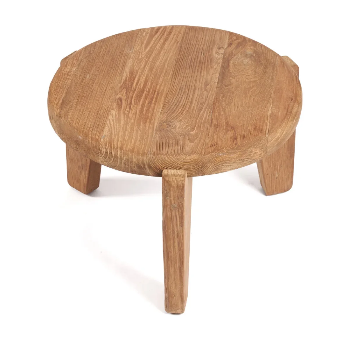 Mesa de centro Wabi Sabi de teca natural 50 cm - Imagen 5