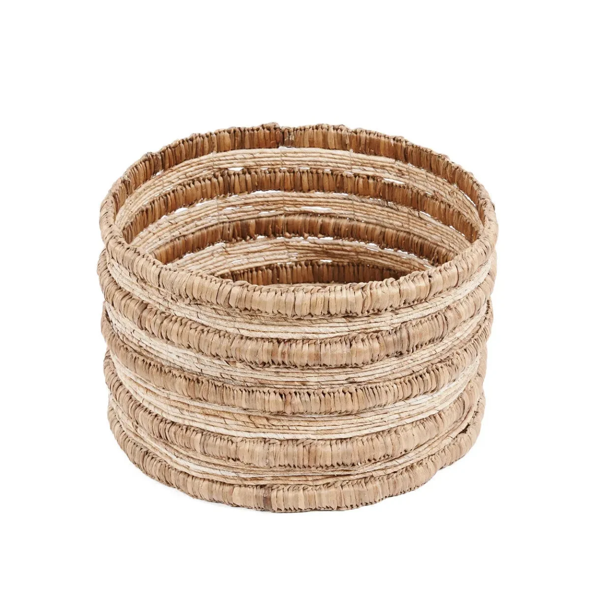 Cesta Chungu de jacinto de agua y hoja de banano - Imagen 6