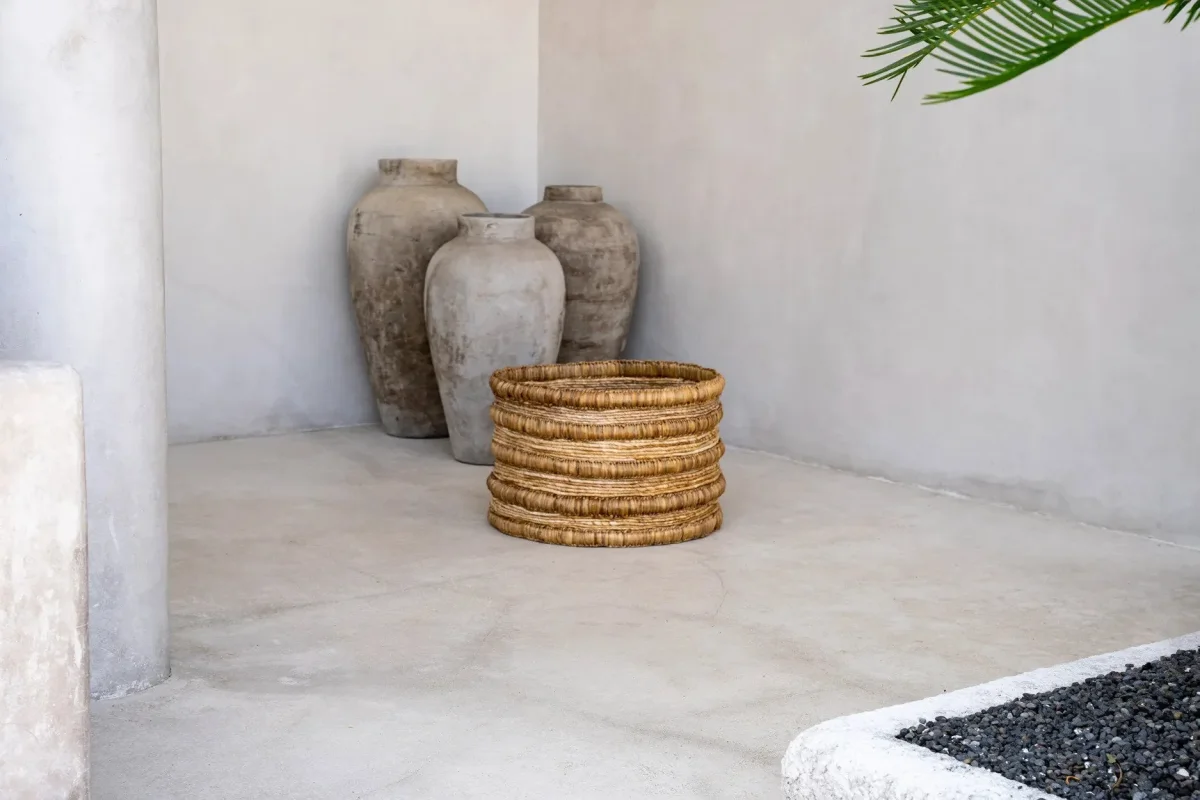 Cesta Chungu de jacinto de agua y hoja de banano - Imagen 4