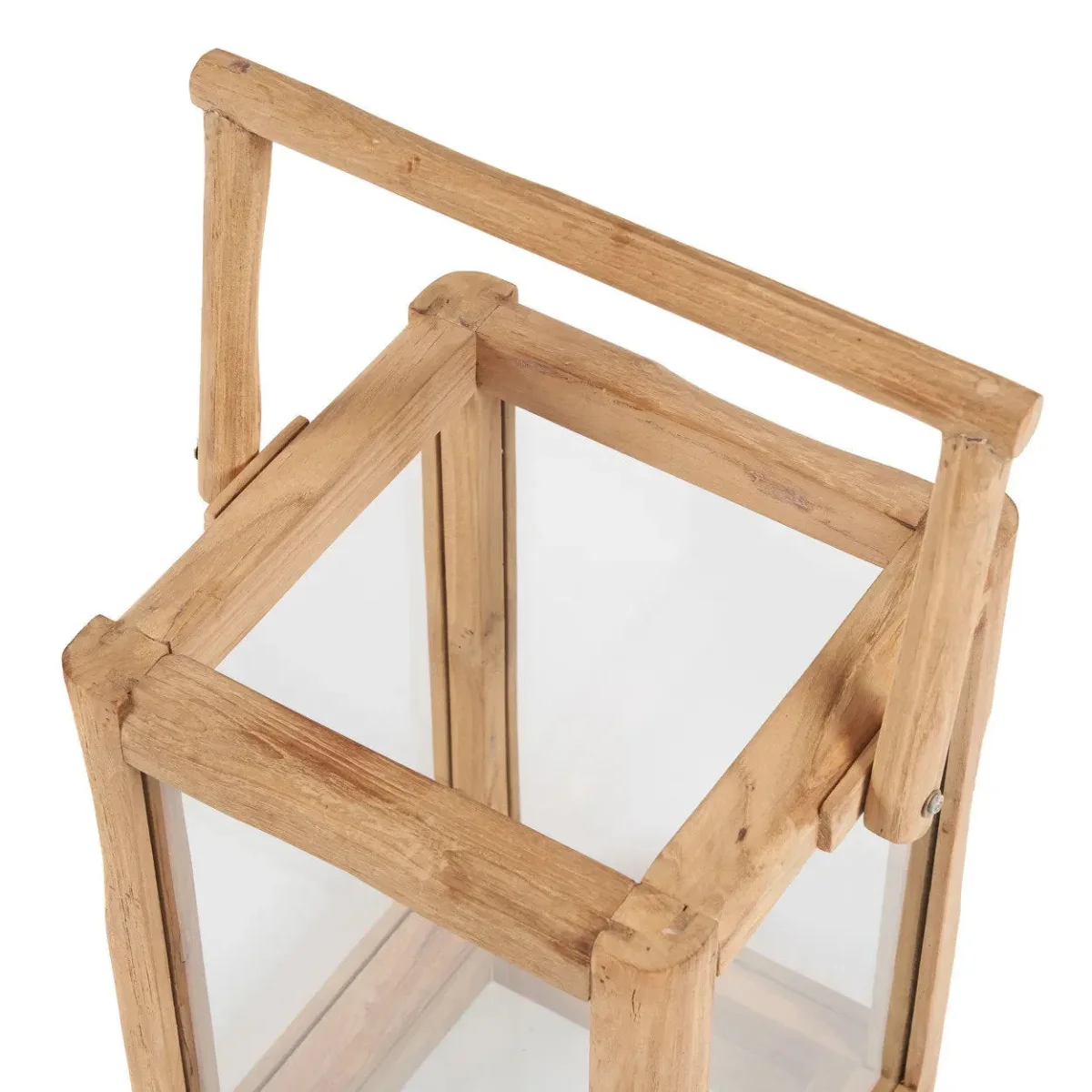 Farolillo Nusa Penida de teca reciclada 43 cm - Imagen 7