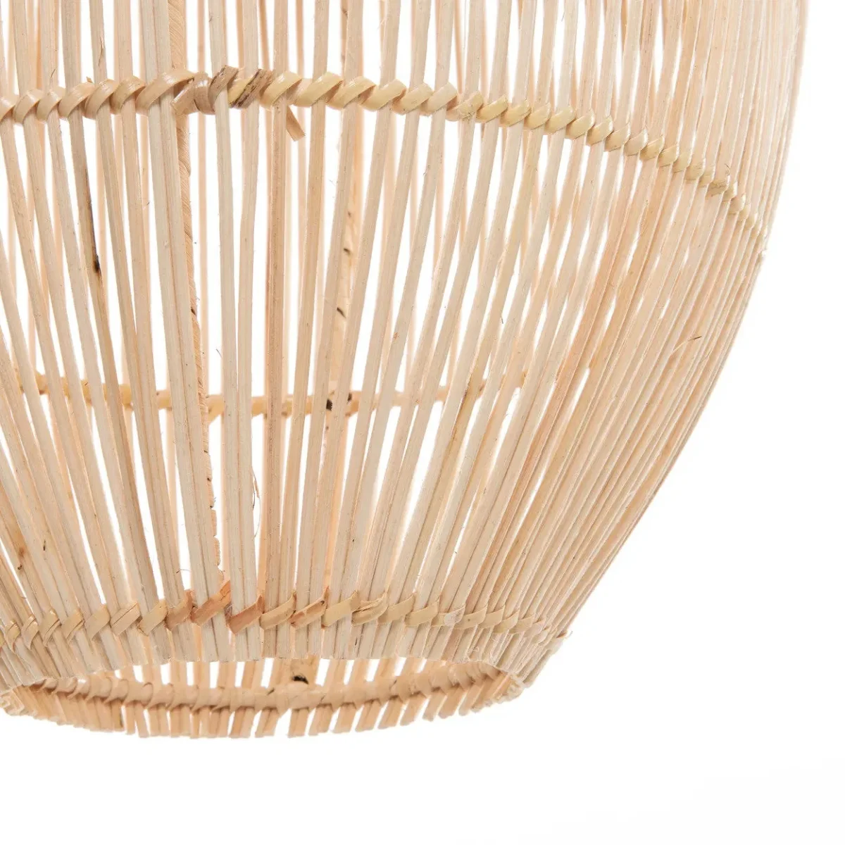 Lámpara de techo de ratán natural 48 cm Zuri - Imagen 5
