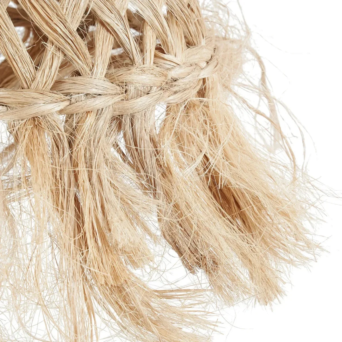 Lámpara de techo Jelly Fish de fibra de abacá natural 43 cm - Imagen 5