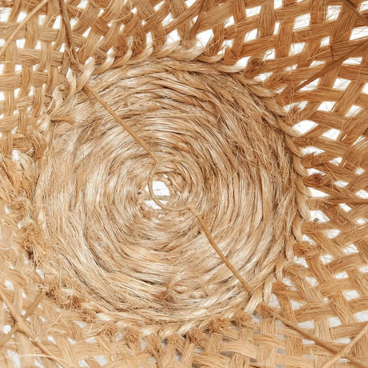 Lámpara de techo Jelly Fish de fibra de abacá natural 63 cm - Imagen 7