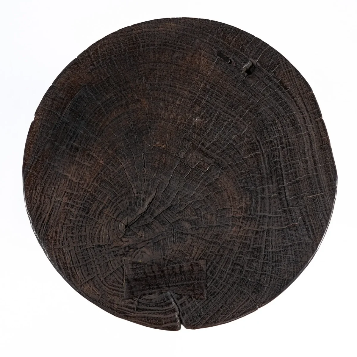 Mesa auxiliar de madera de mango nogal oscuro - Imagen 7