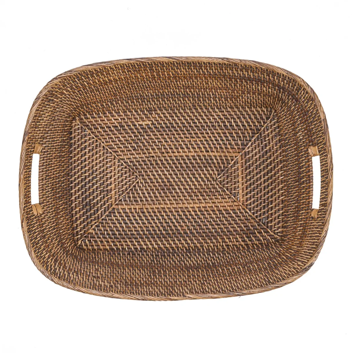 Cesto de la ropa de ratán natural 60 cm - Imagen 7
