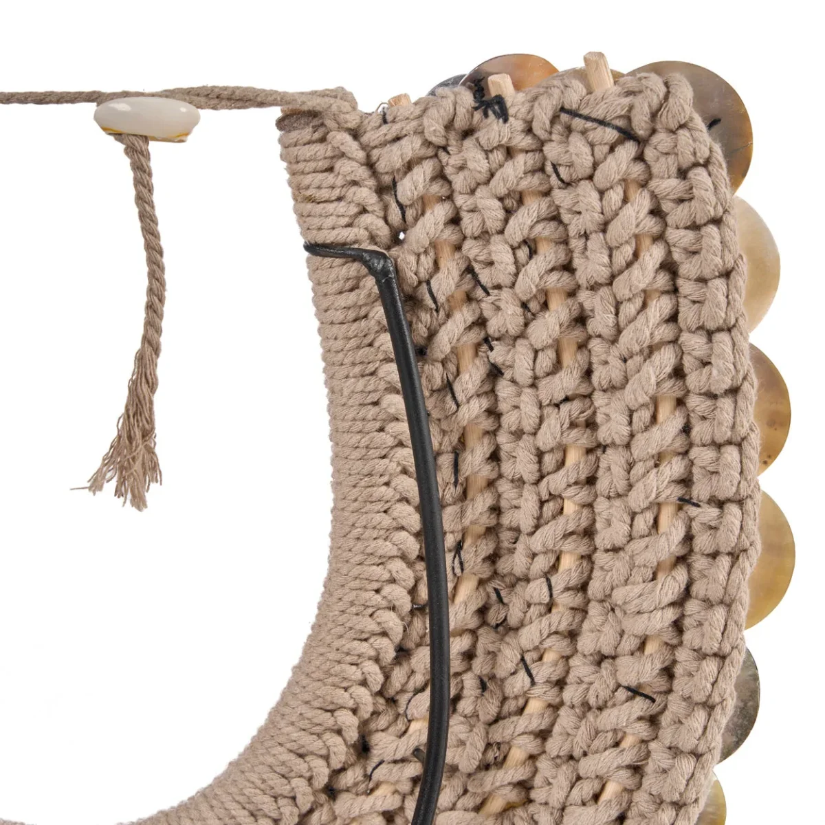 Collar decorativo de conchas con soporte 40 cm - Imagen 6
