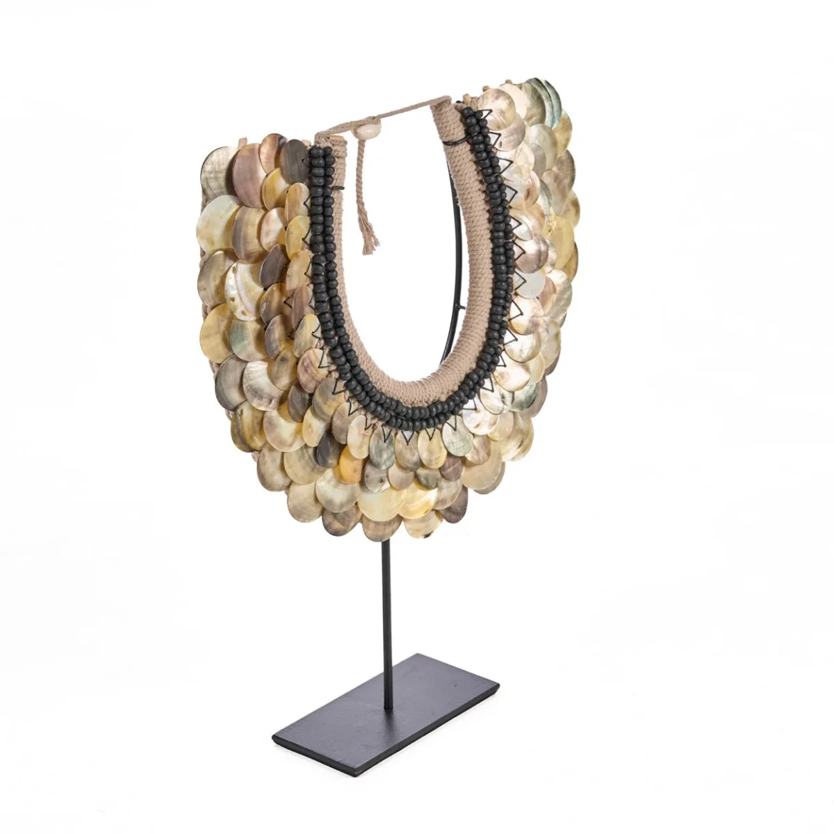 Collar decorativo de conchas con soporte 40 cm - Imagen 3