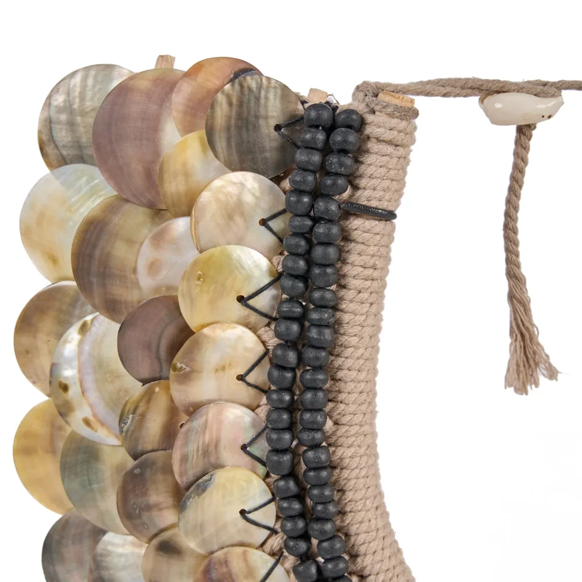 Collar decorativo de conchas con soporte 40 cm - Imagen 4
