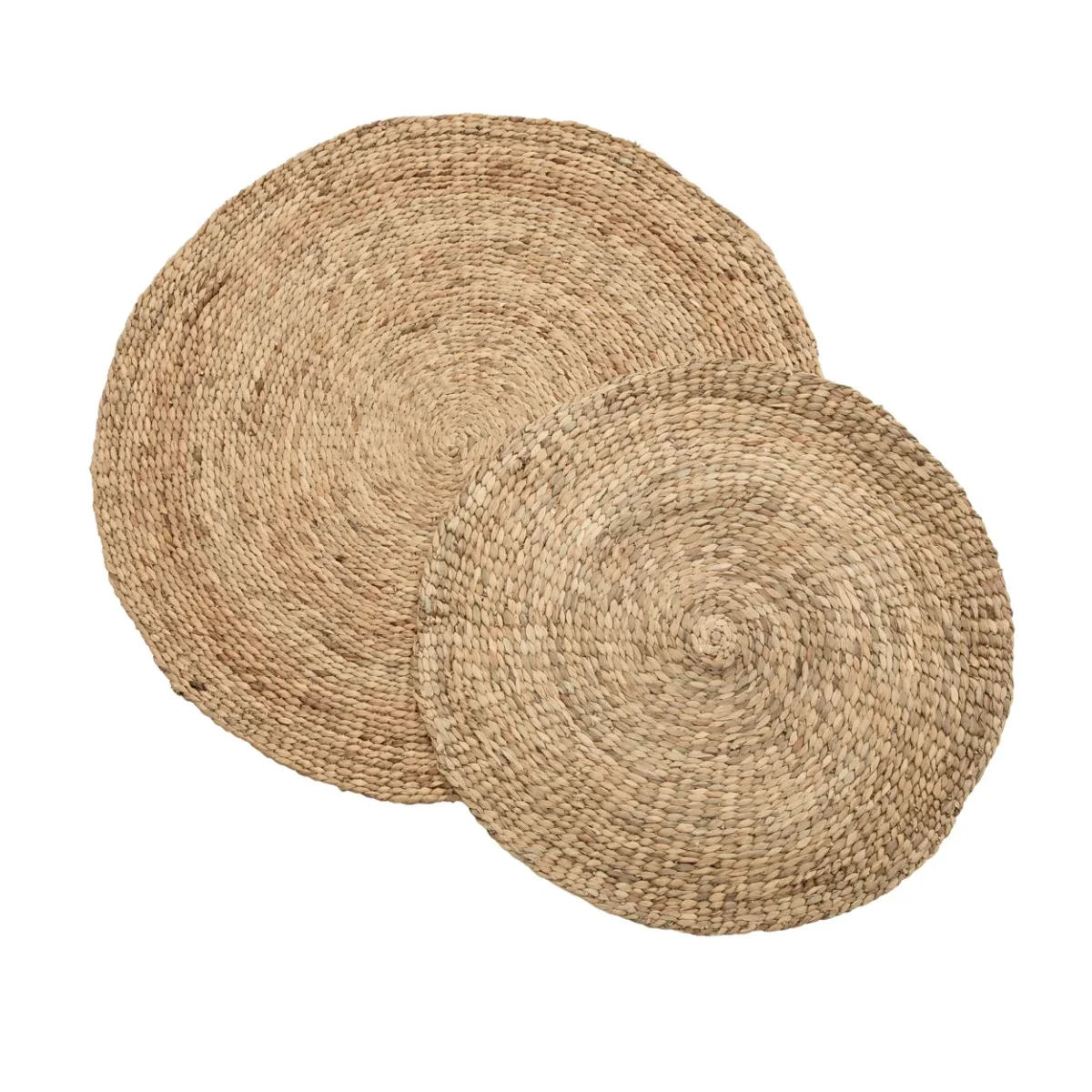 Alfombra de jacinto de agua natural 200×200 cm - Imagen 4