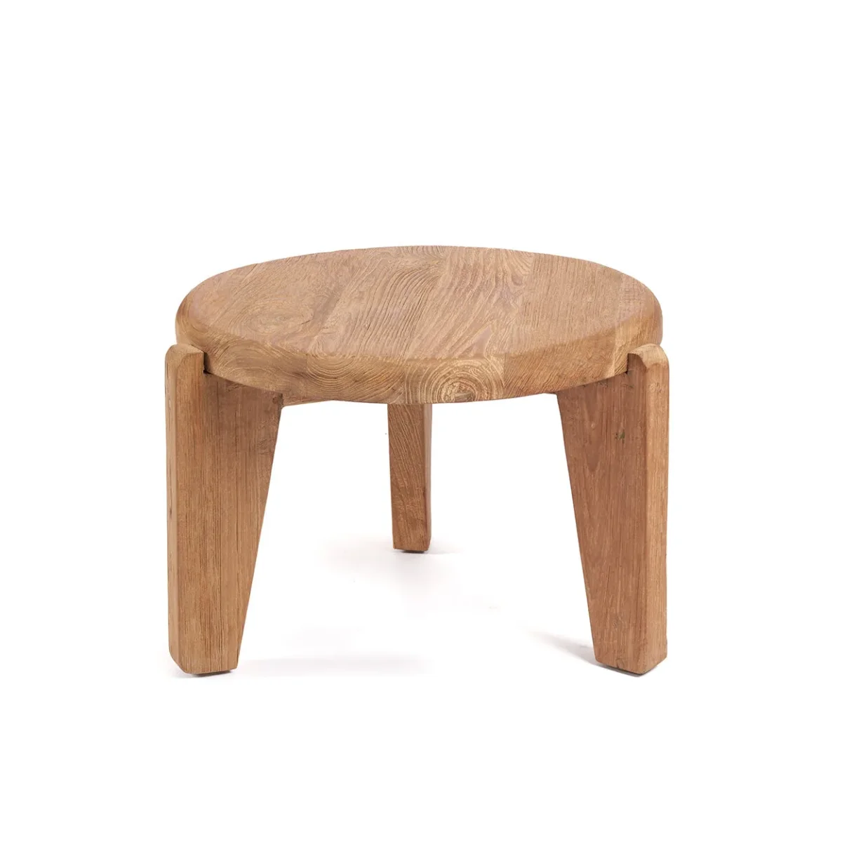 Mesa de centro Wabi Sabi de teca natural 50 cm - Imagen 2