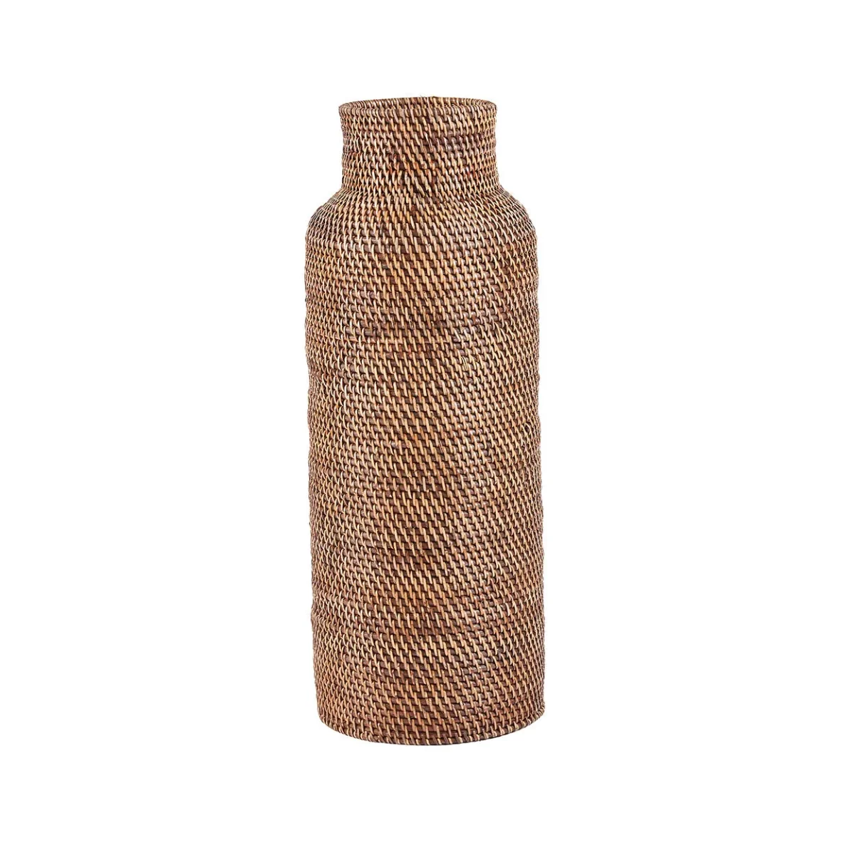 Paragüero de ratán marrón natural 67 cm