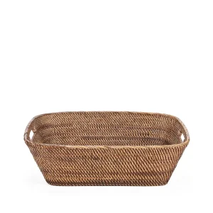 Cesto de la ropa de ratán natural 65 cm
