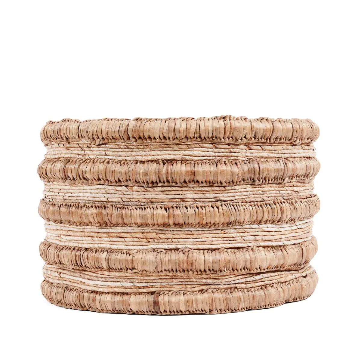 Cesta Chungu de jacinto de agua y hoja de banano