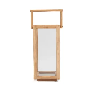 Farolillo Nusa Penida de teca reciclada 60 cm
