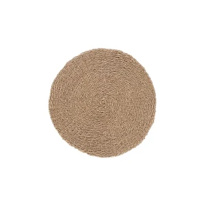 Alfombra redonda Sizali de sisal natural Ø 100 cm