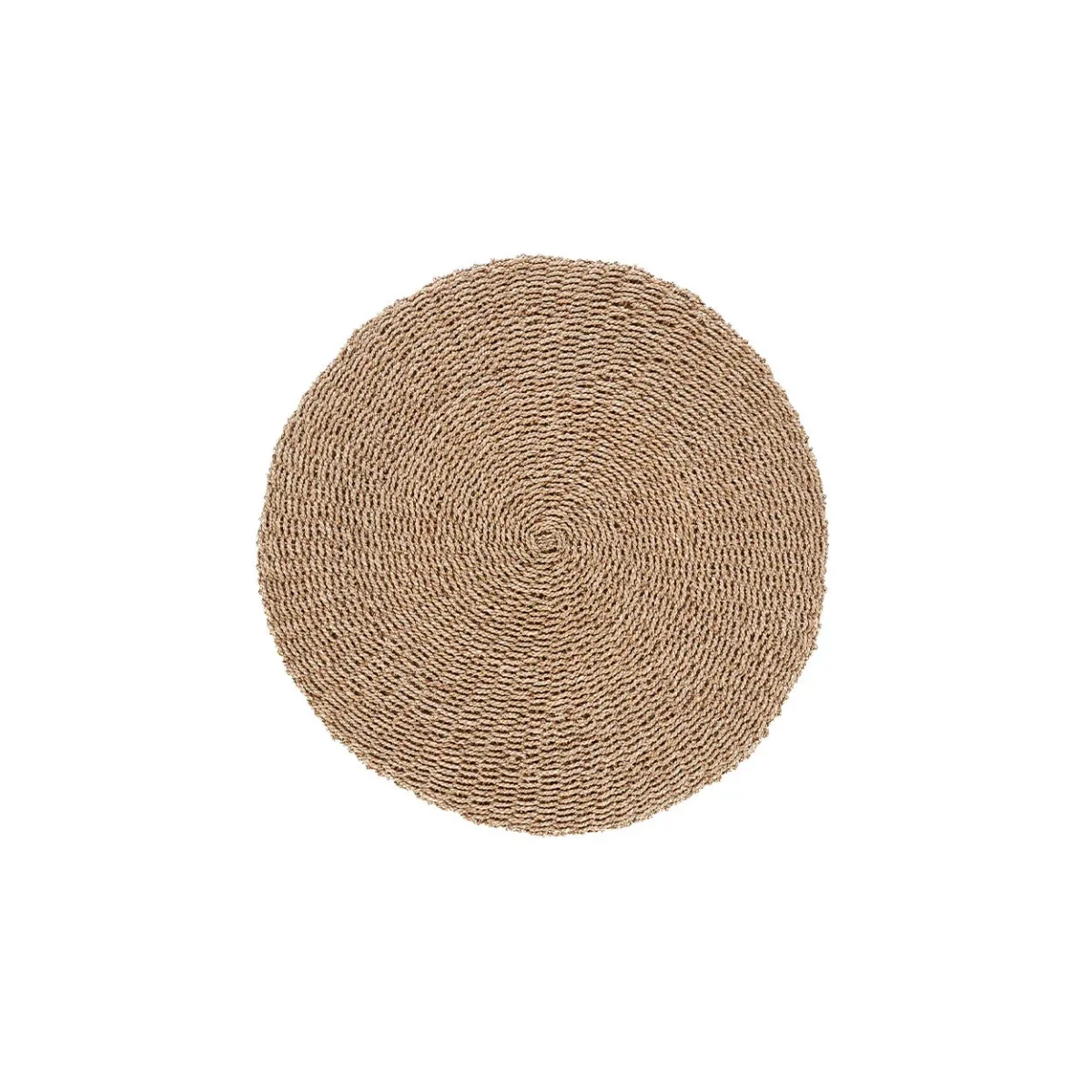 Alfombra redonda Sizali de sisal natural Ø 100 cm