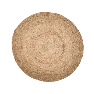 Alfombra de jacinto de agua natural 200×200 cm