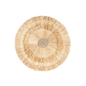 Adorno de pared Wanita de sisal y fibra de gajih 60 cm