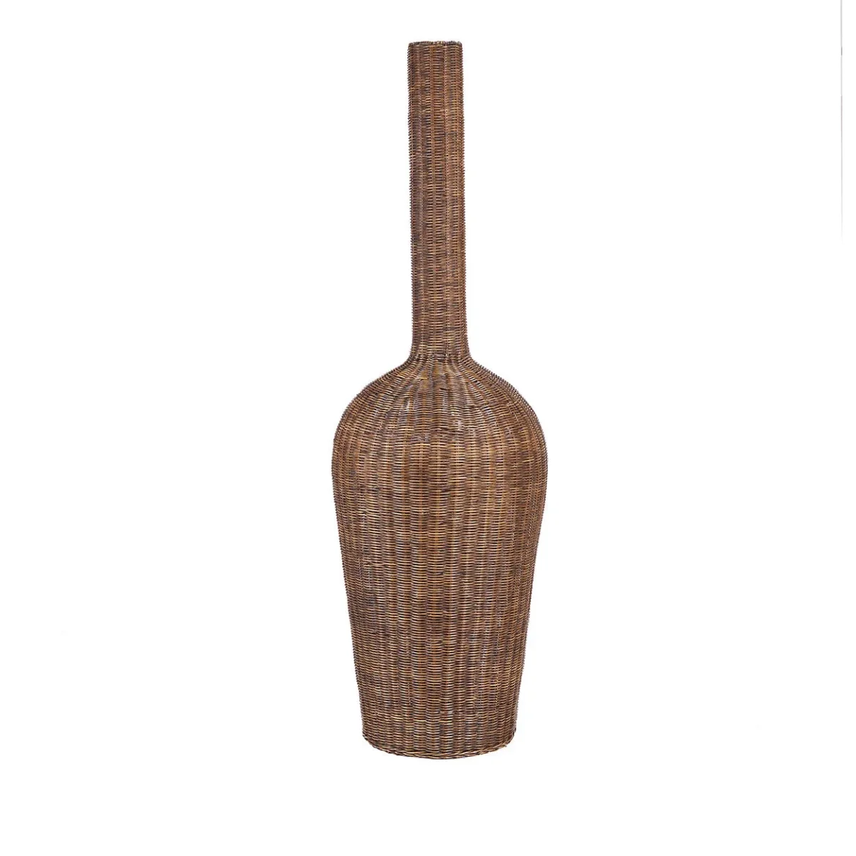 Lámpara de techo ánfora de ratán nogal oscuro 156 cm - Imagen 2
