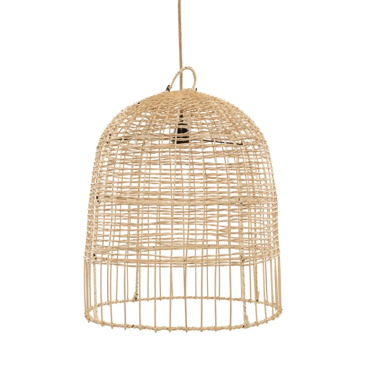 Lámpara de techo Amalfi de ratán natural Ø 50 cm - Imagen 2
