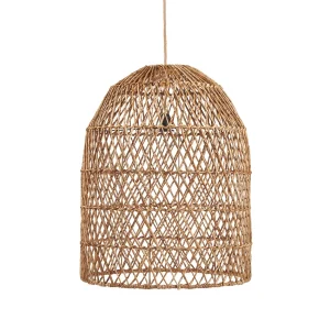 Lámpara de techo Xiomara de hoja de banano natural XL 70 cm
