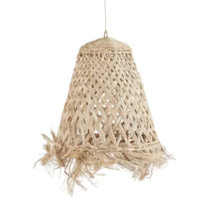 Lámpara de techo Jelly Fish de fibra de abacá natural 53 cm