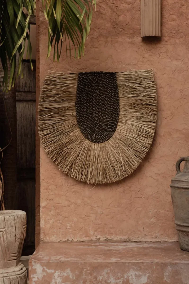 Decoración de pared Nahla de pandano natural - Imagen 4