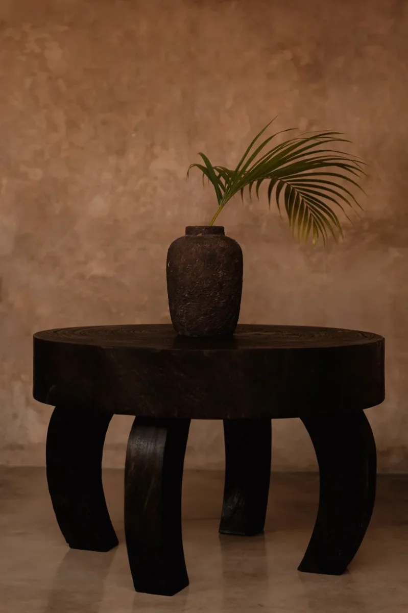 Mesa de centro de madera de mango nogal oscuro - Imagen 3