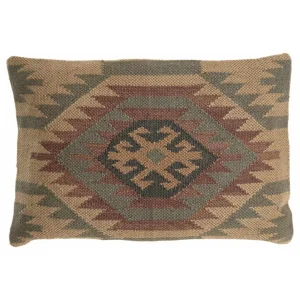 Cojín kilim de lana y yute 40X60