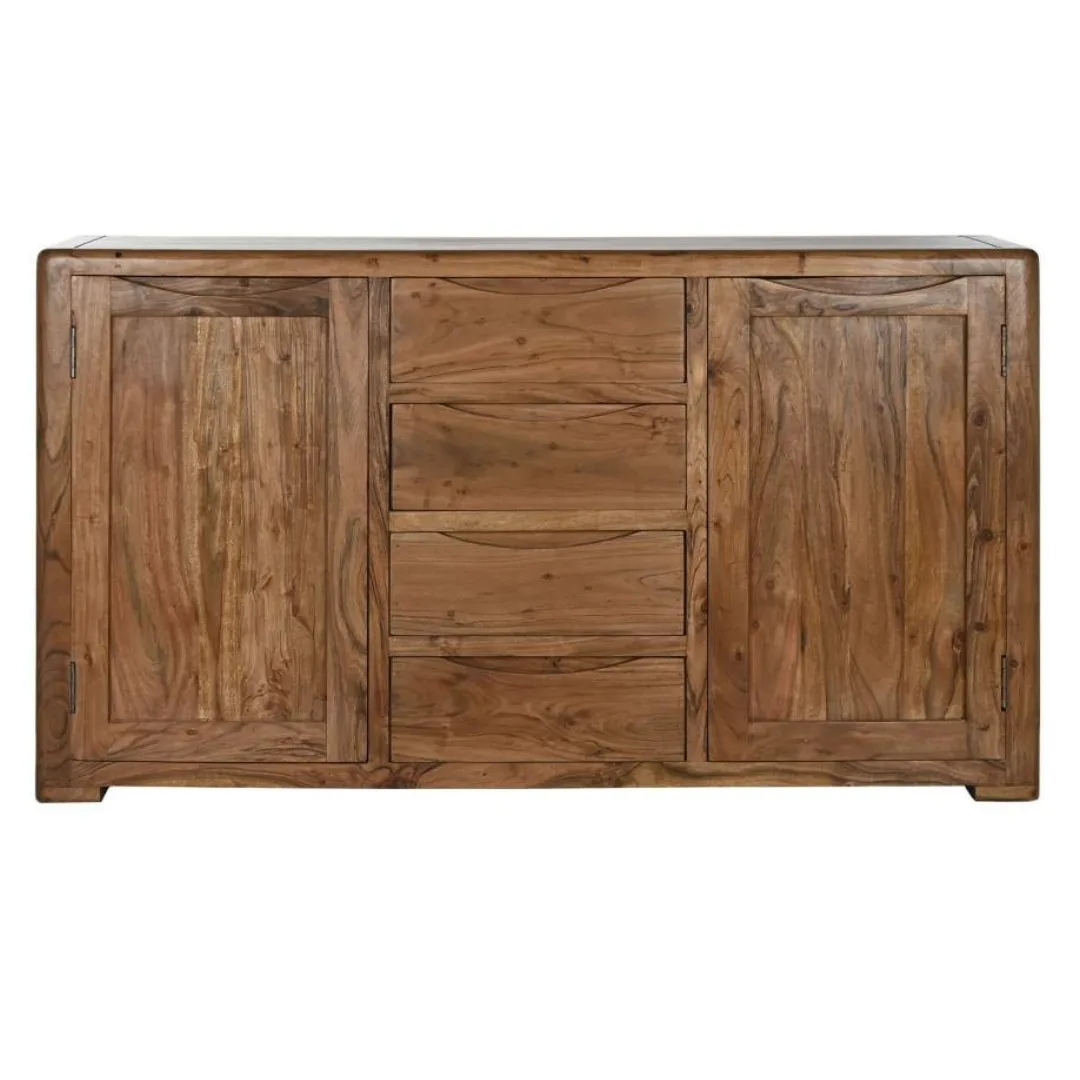 Aparador 150 cm de madera maciza de acacia