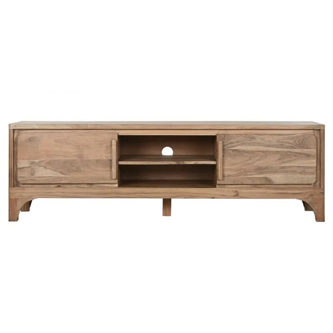 Mueble TV de acacia 160X40X50 - Imagen 2