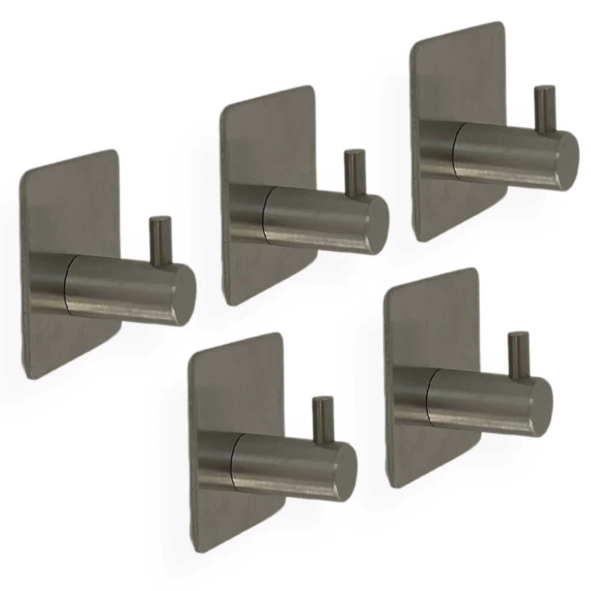 Set de 5 ganchos para pared multiusos Toalleros de baño de pared adhesivos - Imagen 6