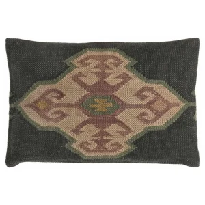 Cojín kilim de lana y yute 40X60