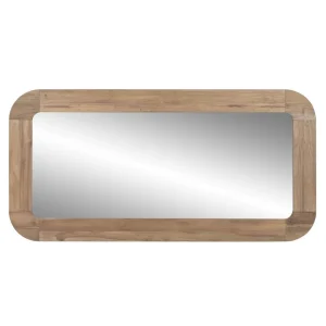 Espejo de teca reciclada natural 200X7X100