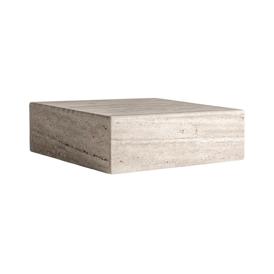 Mesa travertino de centro 80 cm Rapolano - Imagen 2