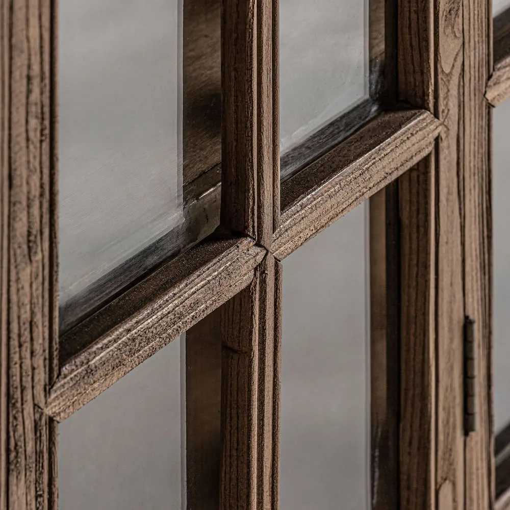 Vitrina 175 x 130CM de madera de olmo TARTU - Imagen 5