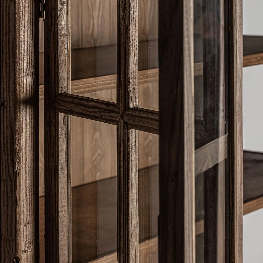 Vitrina 175 x 130CM de madera de olmo TARTU - Imagen 9