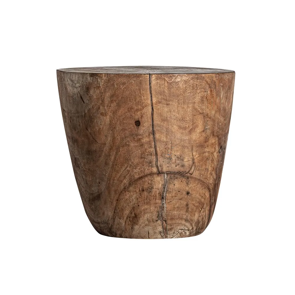 Mesa auxiliar de madera tropical Chitsa - Imagen 2