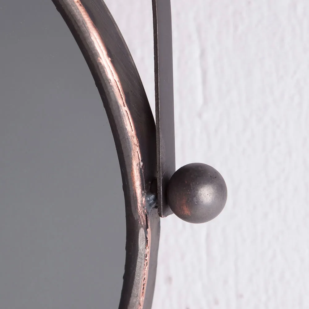 Espejo de hierro envejecido 35x12x50 cm Reken - Imagen 4
