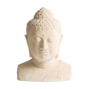 Busto Budha de estilo oriental de cemento