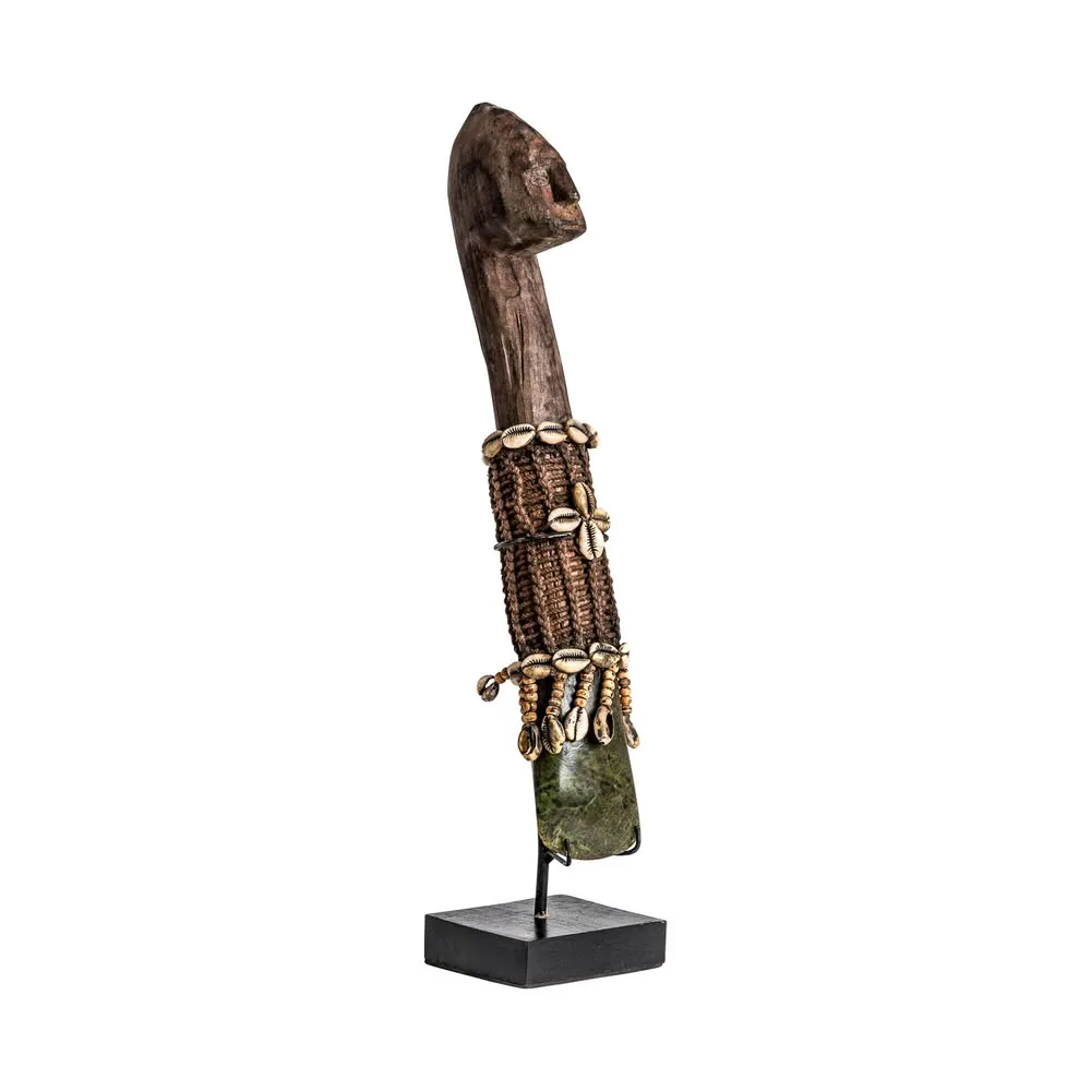 Figura decorativa de estilo étnico de madera - Imagen 3