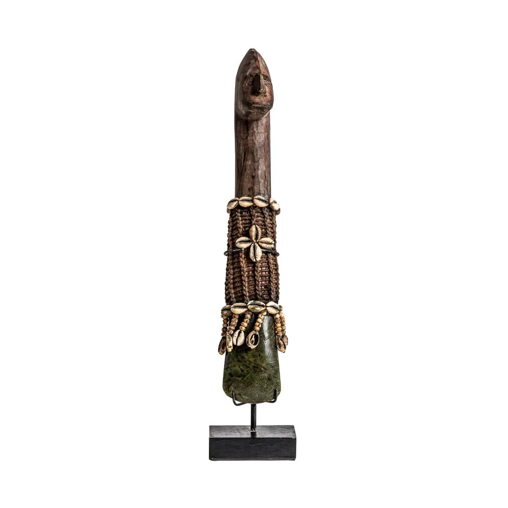 Figura decorativa de estilo étnico de madera