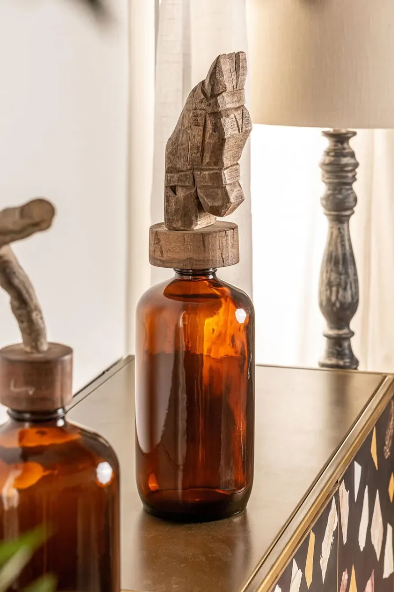 Botella decorativa con caballo - Imagen 6