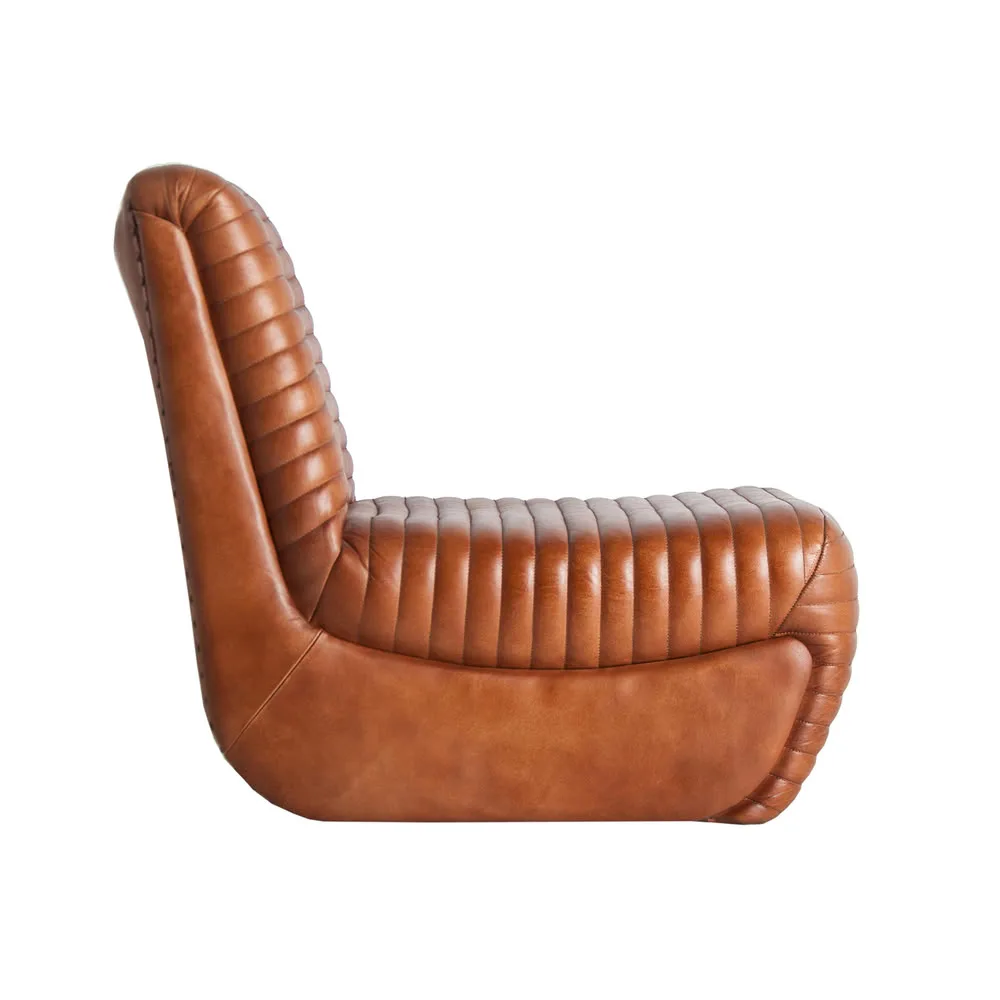 Sillón Almstock de cuero - Imagen 4