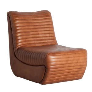 Sillón Almstock de cuero