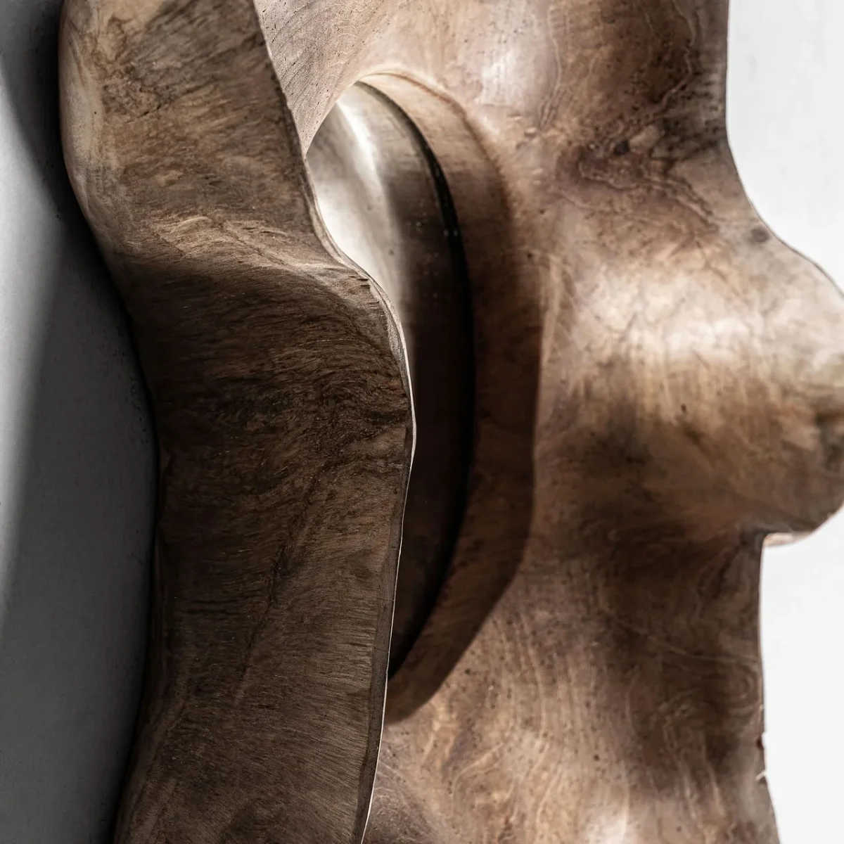 Espejo de madera de suar 60 x 52 cm Urama - Imagen 3
