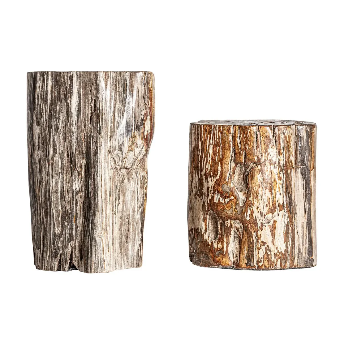Mesa auxiliar de madera envejecida Telti - Imagen 4