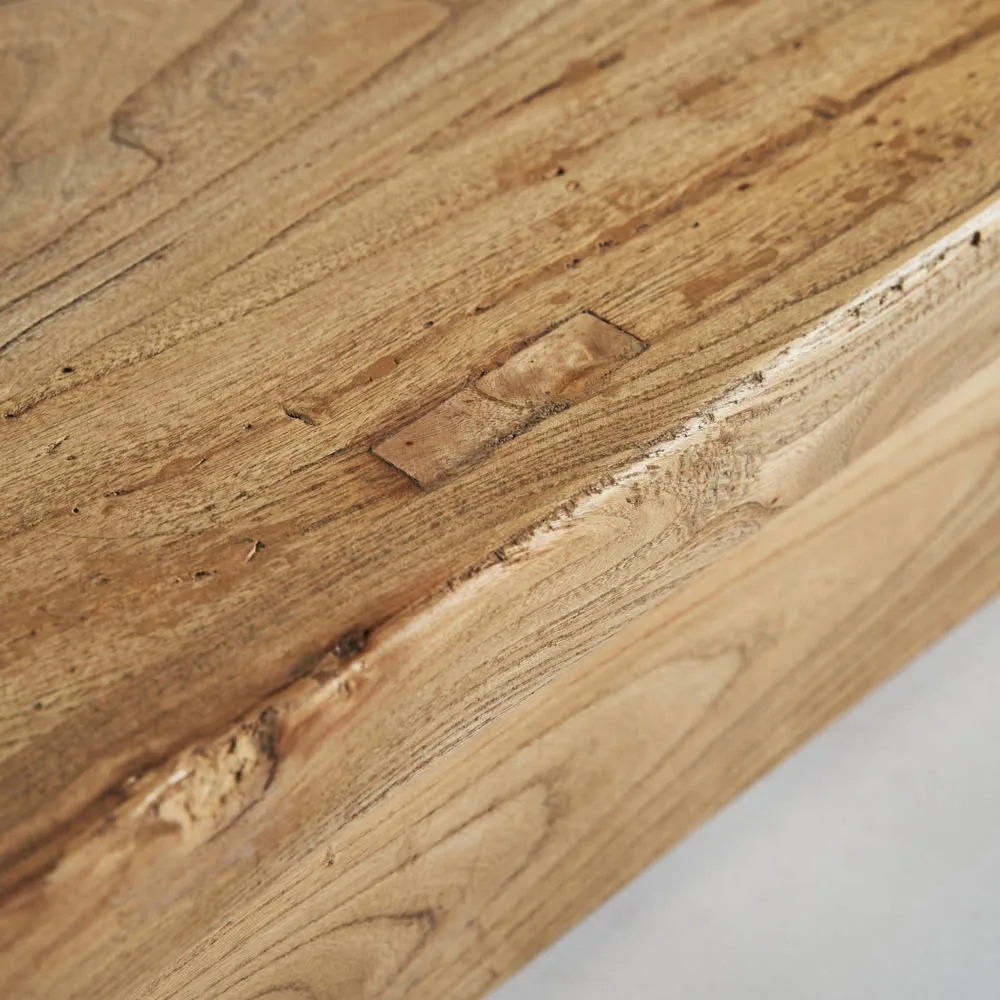 Mesa extensible 180-240 cm Berca de madera rústica - Imagen 8